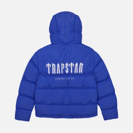 Trapstar Merch T Cappuccio Decoded Blu Giacca